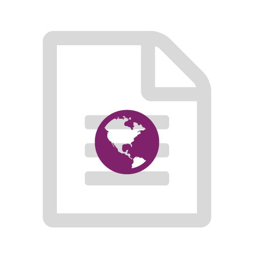 Image - A document with a globe icon.