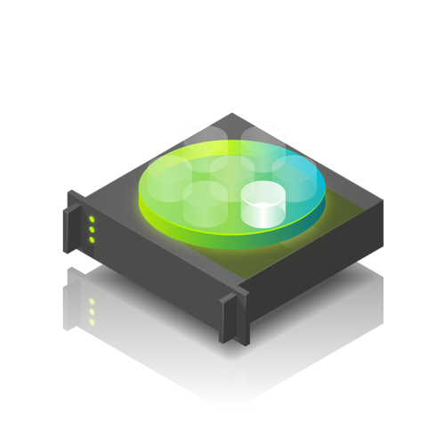 Image - A server with VMware supporting six virtual disks.